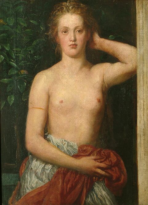 Nude portrait of women