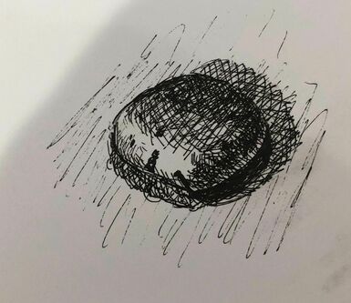 Sketch of stone