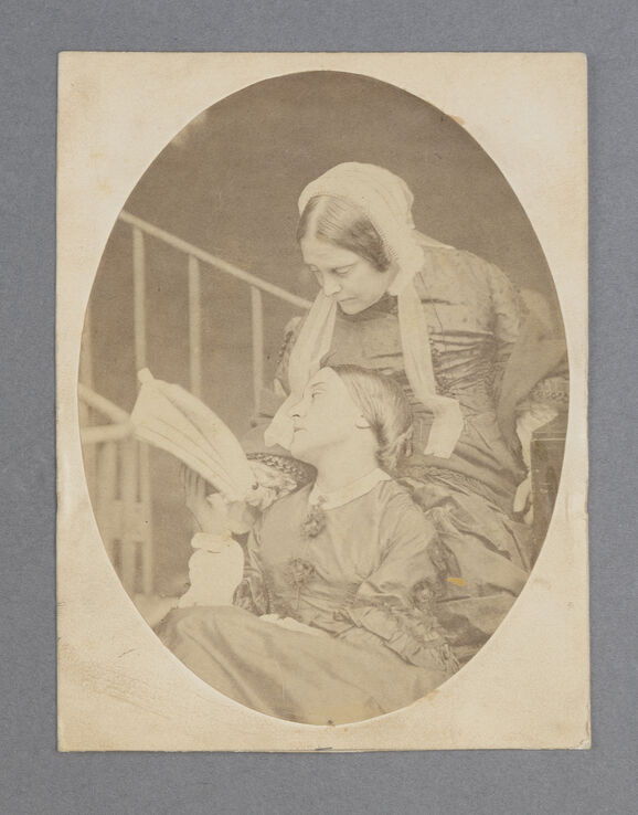 Portrait of Christina and Frances Rossetti