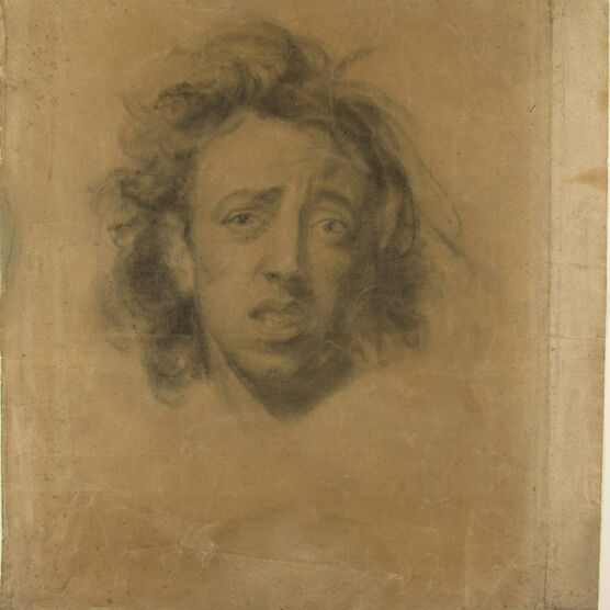 Sketch of G F Watts's bust as a youth