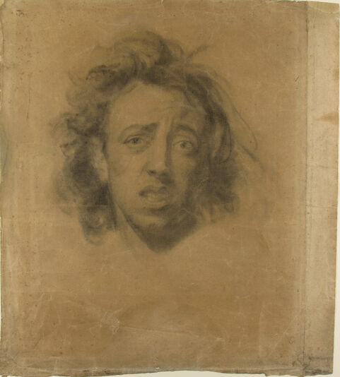 Sketch of G F Watts's bust as a youth