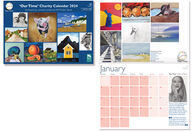 Product image of a calendar with a number of different artworks on