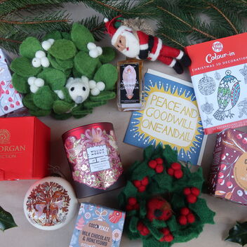 Range of Christmas gifts and shop products