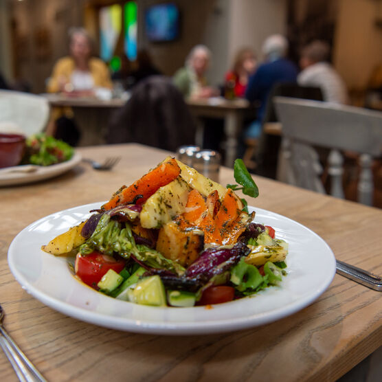 Vegetable dish in Tea Shop